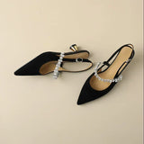 Veta – Pantofi slingback cu strasuri