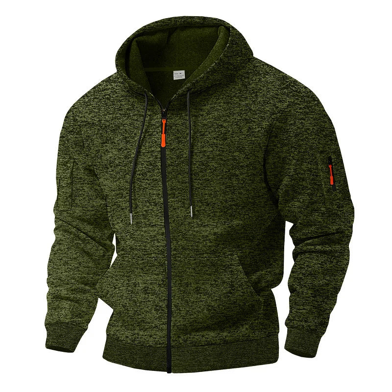 Ilie – Jachetă fleece cu glugă