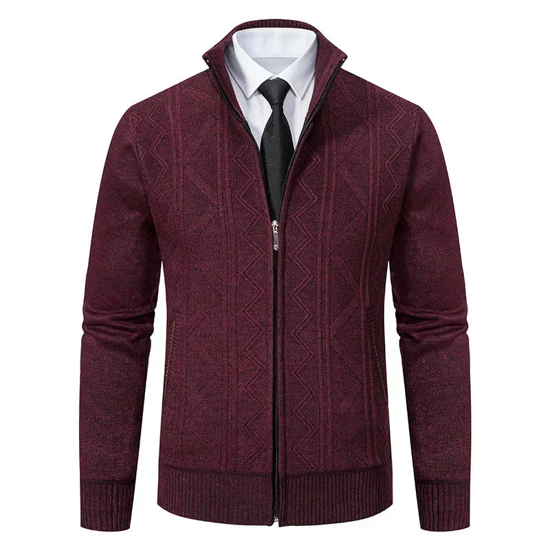 Decebal – Cardigan cu model în zigzag