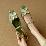 Viviana – Pantofi cu floare decorativă