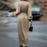Adelina – Rochie midi cu drapaj