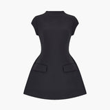 Rozina – Rochie mini cu talie marcată