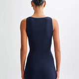 Dorina – Rochie mini tricotată cu nasturi