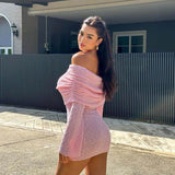 Nicola – Rochie mini cu umeri goi