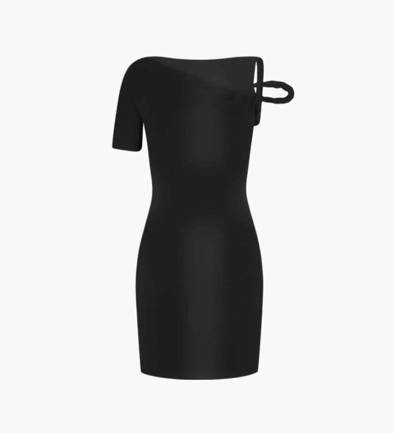 Ramira – Rochie mini cu umăr asimetric