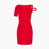Iolanda – Rochie asimetrică cu răsucire