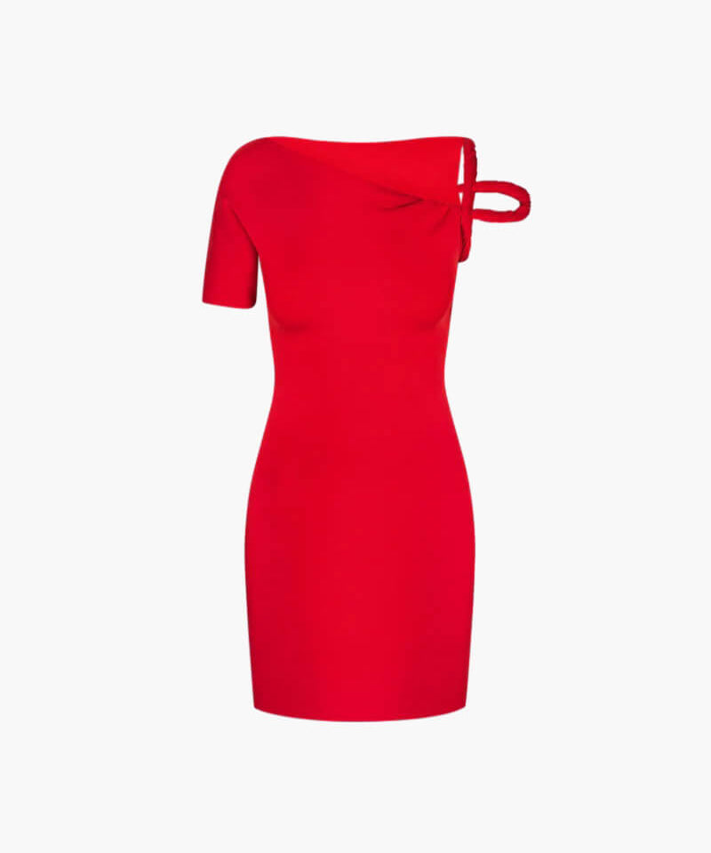 Ramira – Rochie mini cu umăr asimetric