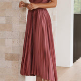 Ada – Rochie midi plisată