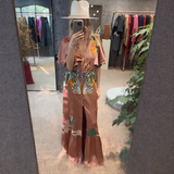 Celia – Rochie maxi satinată brodată