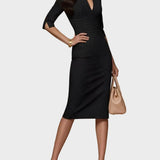 Ramona – Rochie cu dungi fine