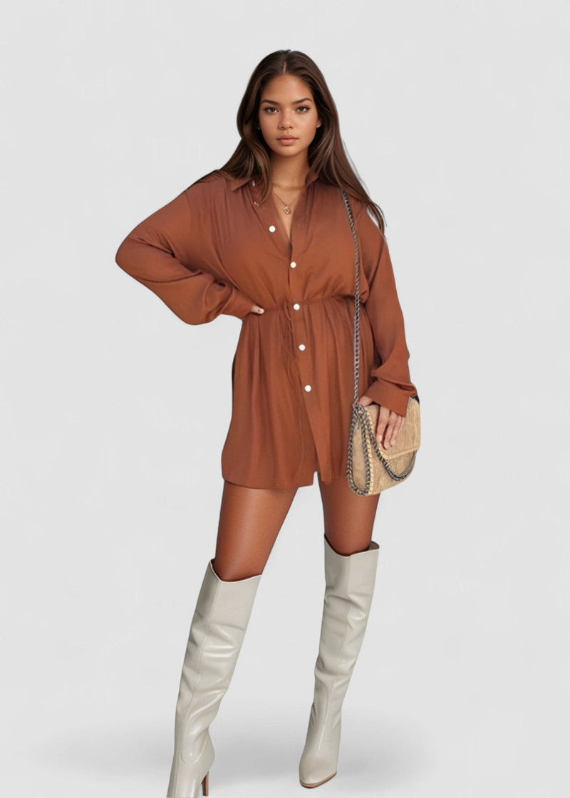Ciprianna – Rochie cămașă scurtă