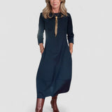 Camila – Rochie midi cu buzunare