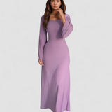Emilia – Rochie maxi din jacard