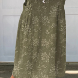 Mioara – Fustă cu model floral tonal