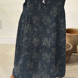Mioara – Fustă cu model floral tonal