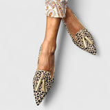 Sorana – Mocasini leopard cu ciucuri