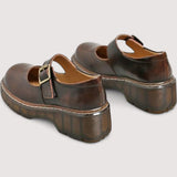 Vasilica-Ioana – Pantofi Mary Jane retro cu cataramă
