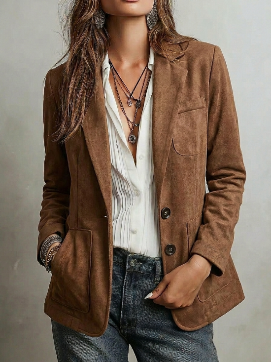 Lorelei – Blazer retro cu buzunare