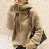 Medeea – Pulover oversize cu guler înalt