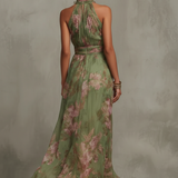 Fabiana – Rochie halter florală