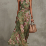 Fabiana – Rochie halter florală