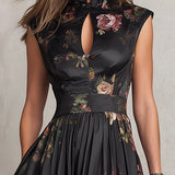 Lelia – Rochie midi plisată din satin