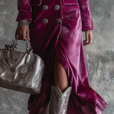 Sânziana – Rochie maxi din catifea