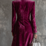 Sânziana – Rochie maxi din catifea