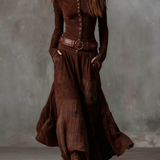 Bogdana – Rochie vintage în carouri