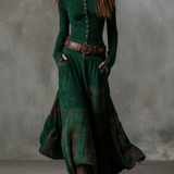 Bogdana – Rochie vintage în carouri