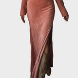 Petronela – Rochie maxi cu franjuri