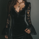 Anca – Rochie mini din catifea