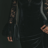 Anca – Rochie mini din catifea