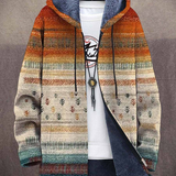 Clara – Cardigan cu glugă și model