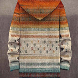 Clara – Cardigan cu glugă și model