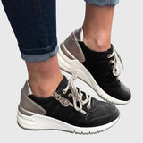 Tamara – Sneakers perforați cu fermoar