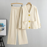 Elisa – Set cardigan cu nasturi metalici