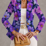 Mirabela – Blazer cu flori mov