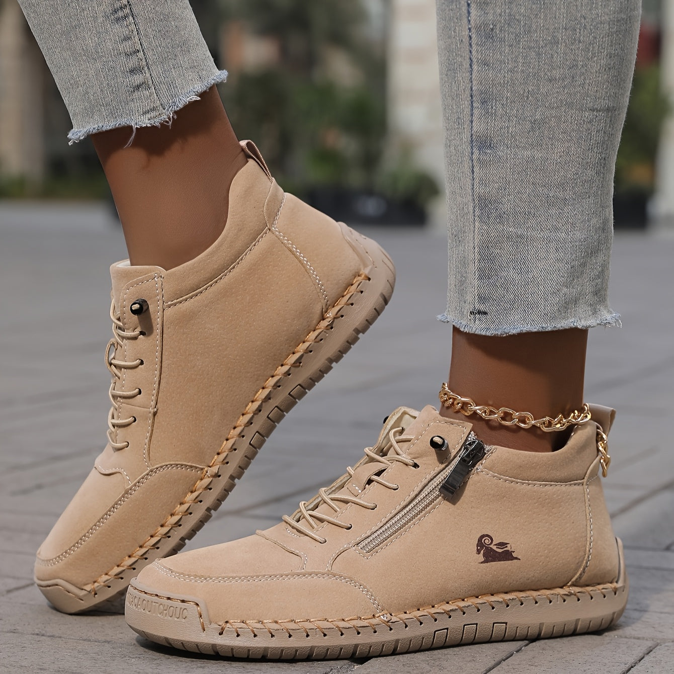 Silvana – Pantofi casual cu fermoar