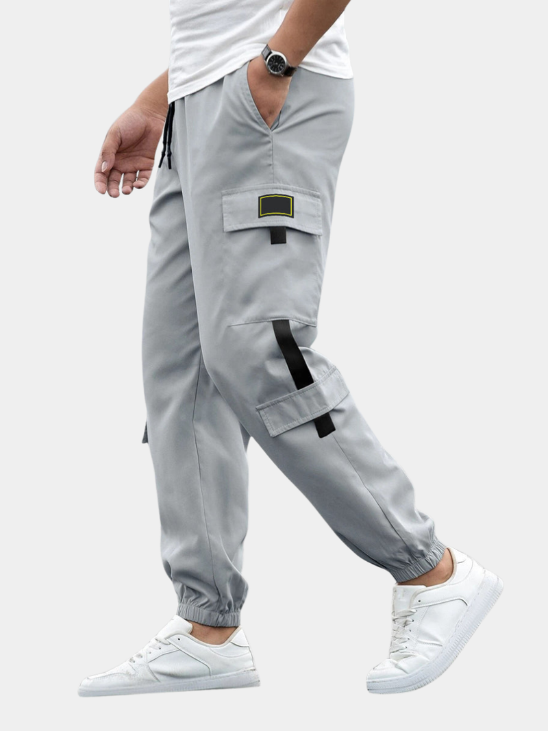 Victor – Pantaloni cargo cu manșete elastice