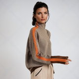 Marina – Pulover cu model chevron