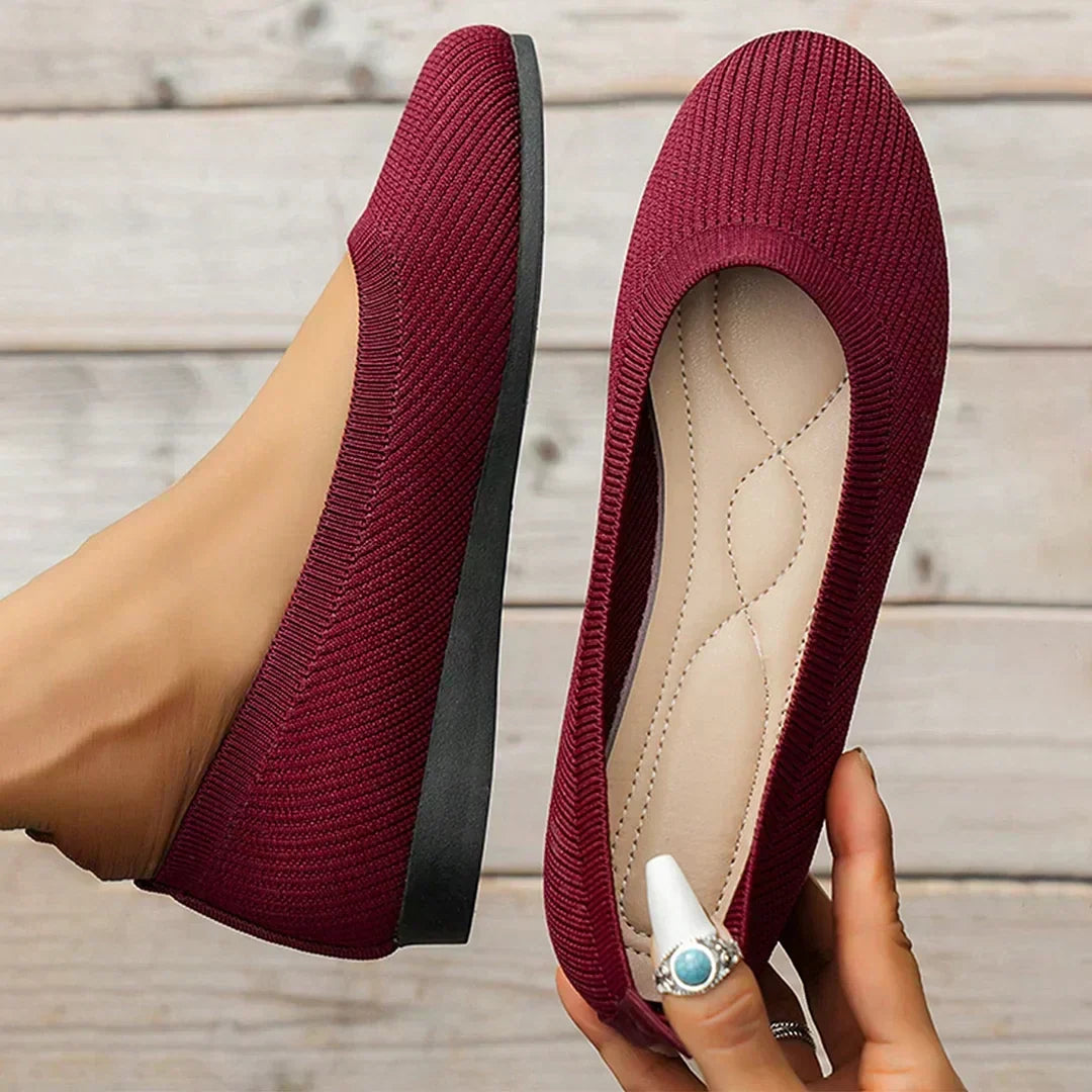 Gina – Balerini din tricot respirabil