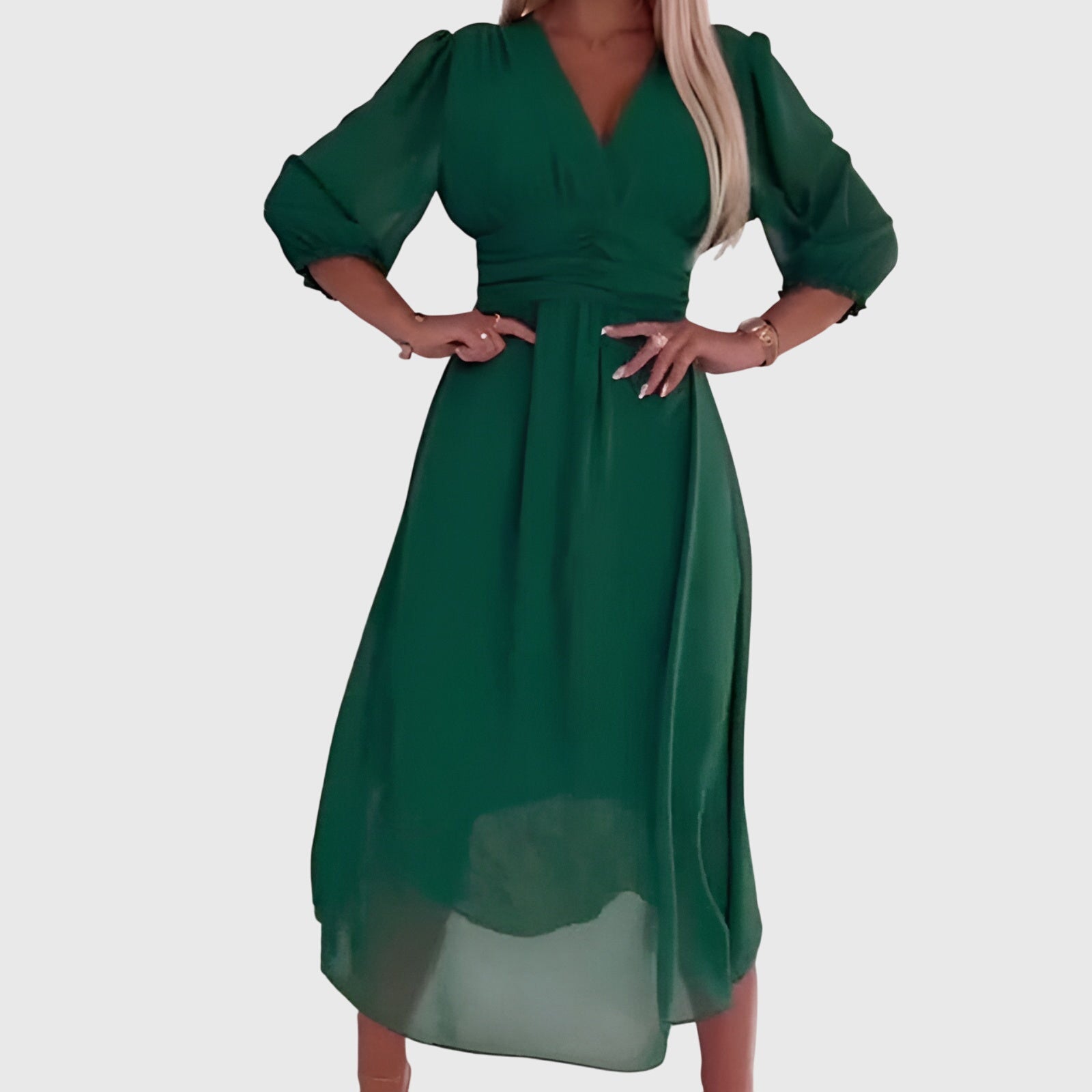 Lelia – Rochie midi din șifon