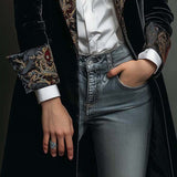 Cezara – Blazer cu revere baroce