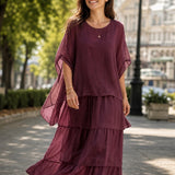 Sorina – Rochie vaporoasă cu volane