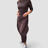 Veronela – Rochie midi cu buzunare