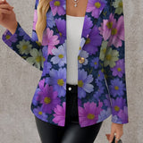 Mirabela – Blazer cu flori mov