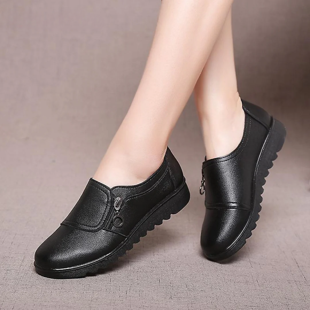 Crina – Pantofi comozi cu fermoar lateral