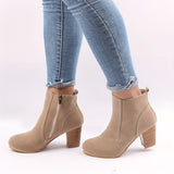 Cleopatra – Botine cu fermoar lateral
