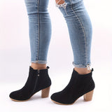 Cleopatra – Botine cu fermoar lateral